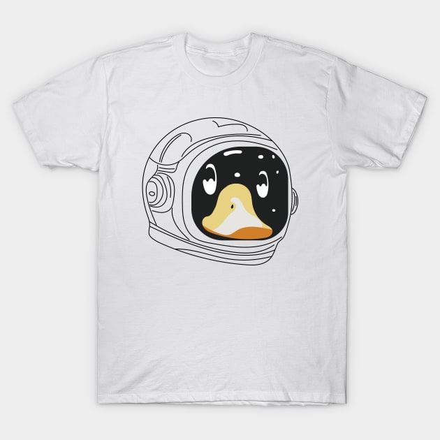 duck astronaut T-Shirt by NONGENGZ